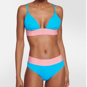 💎 NWT Versace Greco SET blue & pink bikini swim - both size 5 (xl)